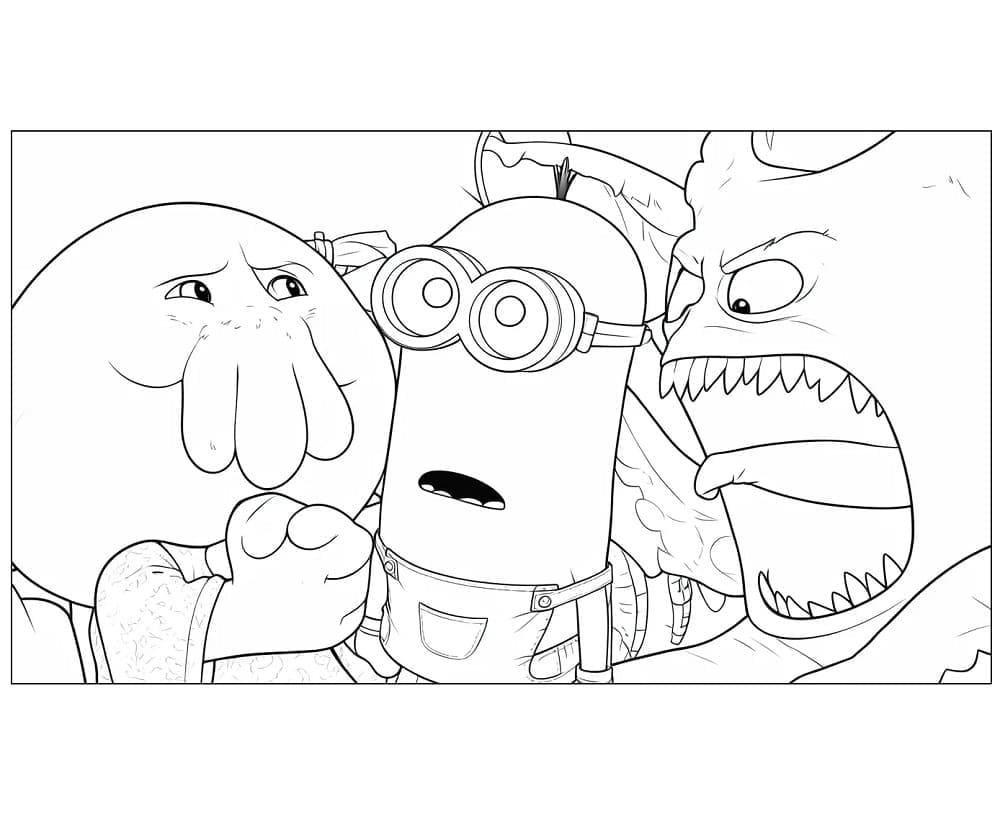 Gambar Minion dan Monster