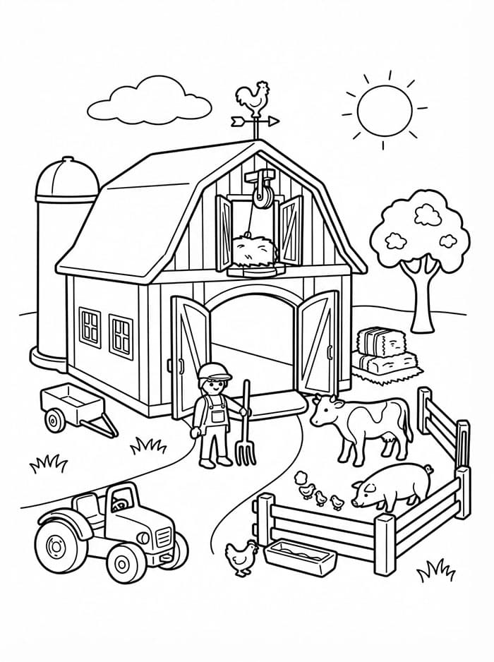 Gambar Playmobil Pertanian