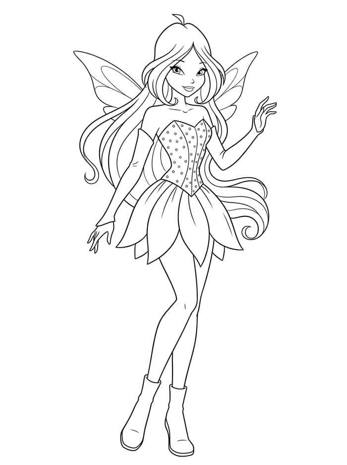 Gambar Winx Club Flora