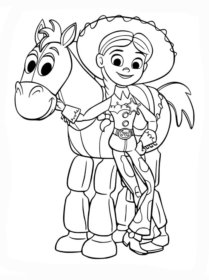 Jessie dan Bullseye Toy Story 5