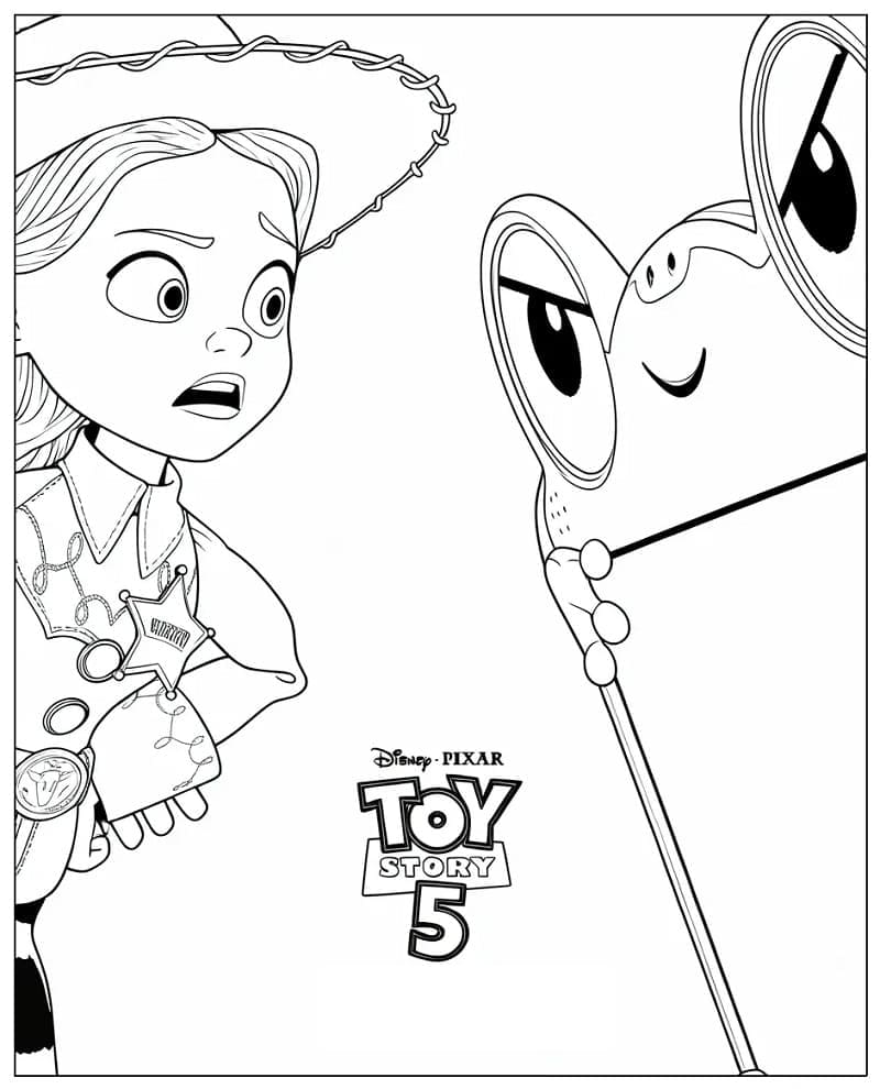 Jessie dan Smarty Pants Toy Story 5