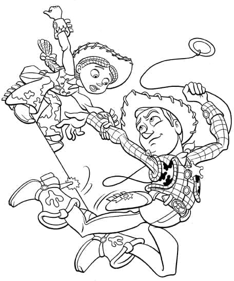 Jessie dan Woody Toy Story
