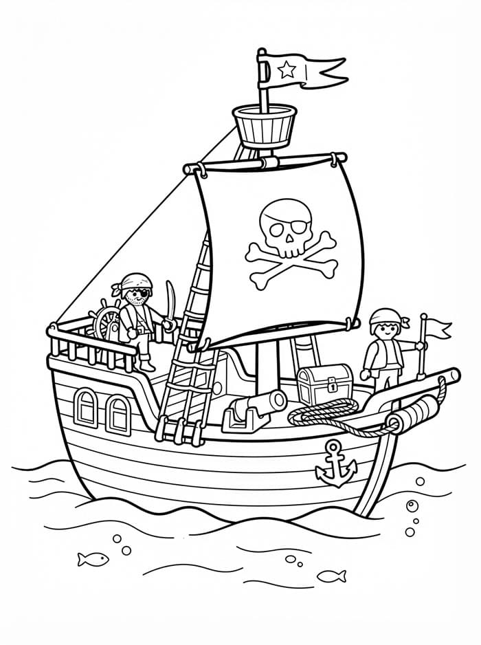 Kapal Bajak Laut Playmobil
