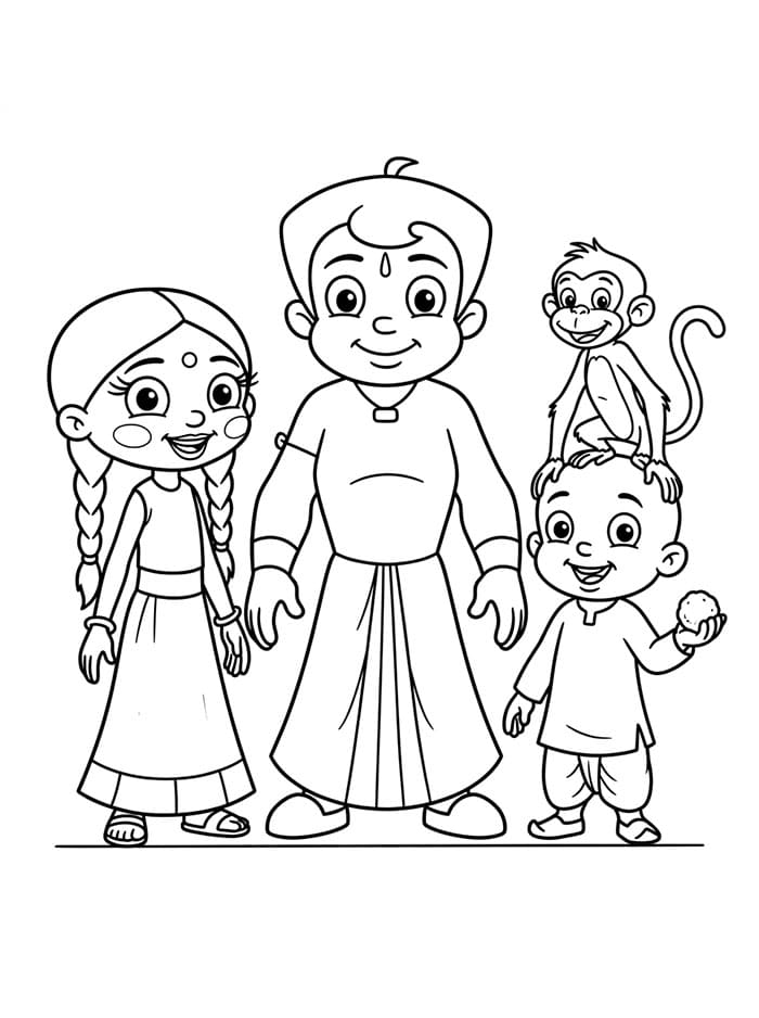 Karakter dari Chhota Bheem