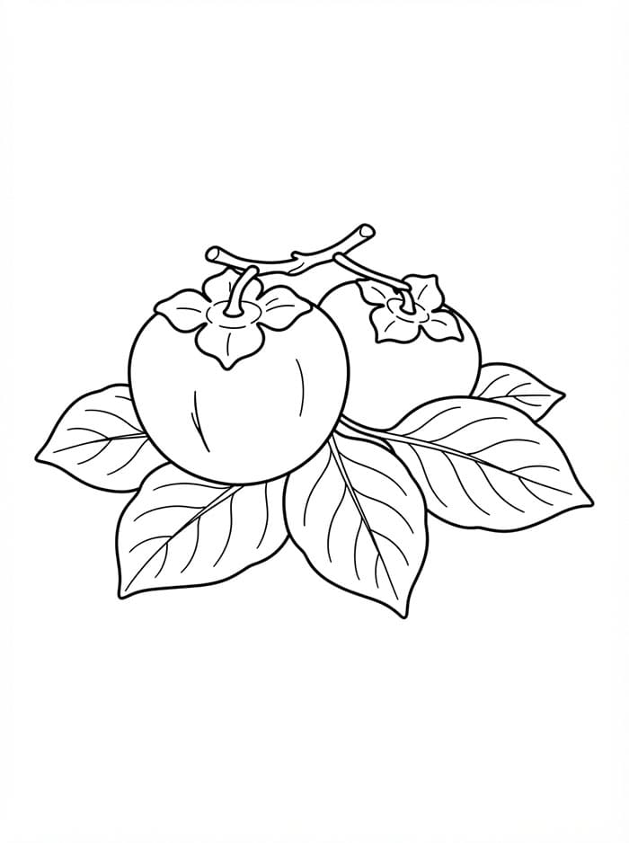 Kesemek di Daun