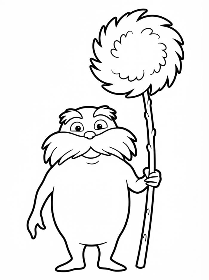 Lorax Memegang Bunga Truffula