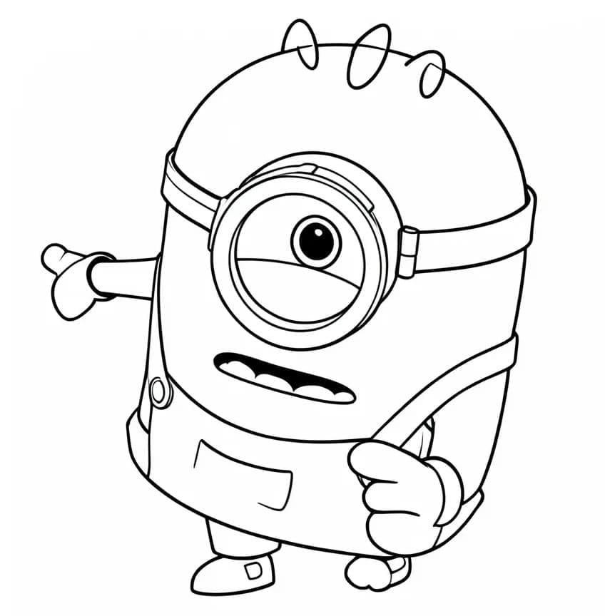 Minion dan Monster bermain golf