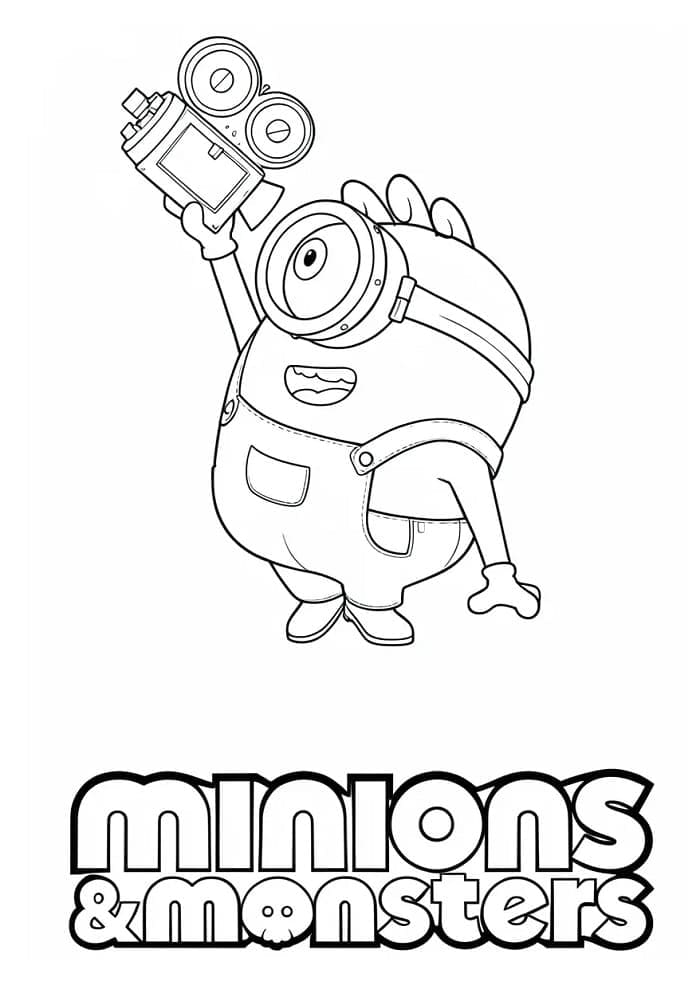 Minion dan Monster cetak