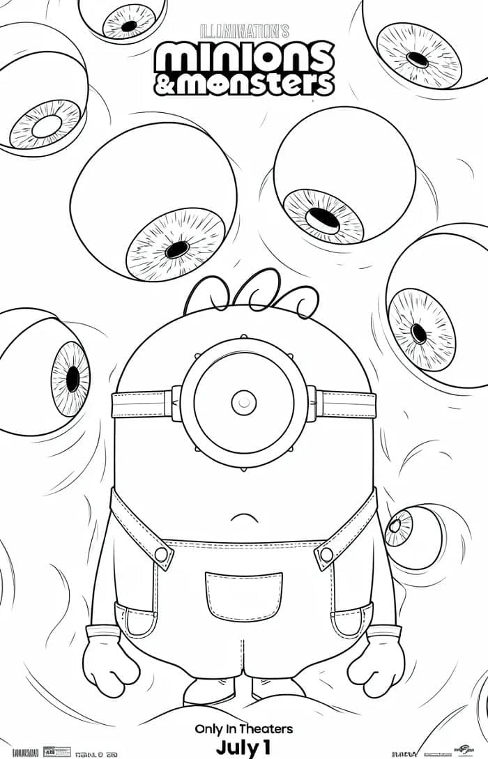 Minion dan Monster untuk anak-anak