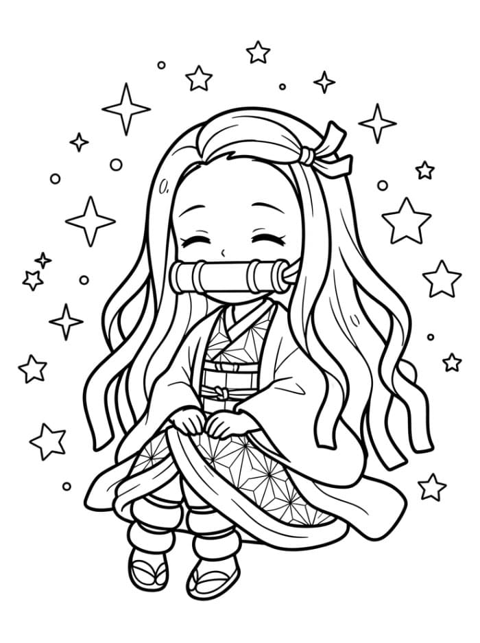 Nezuko dengan Bintang
