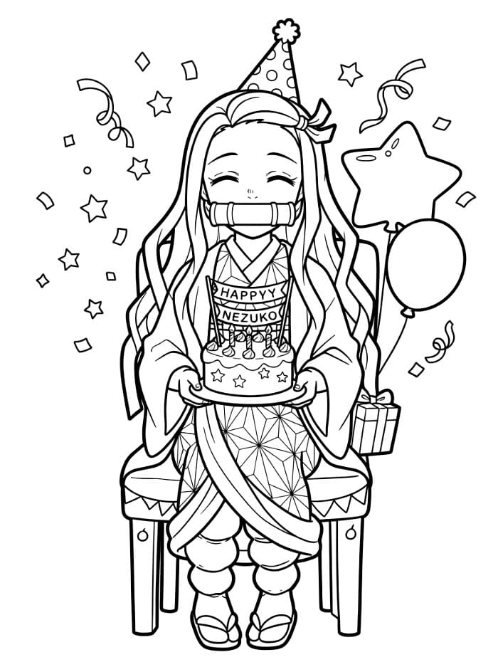 Nezuko Ulang Tahun Gratis