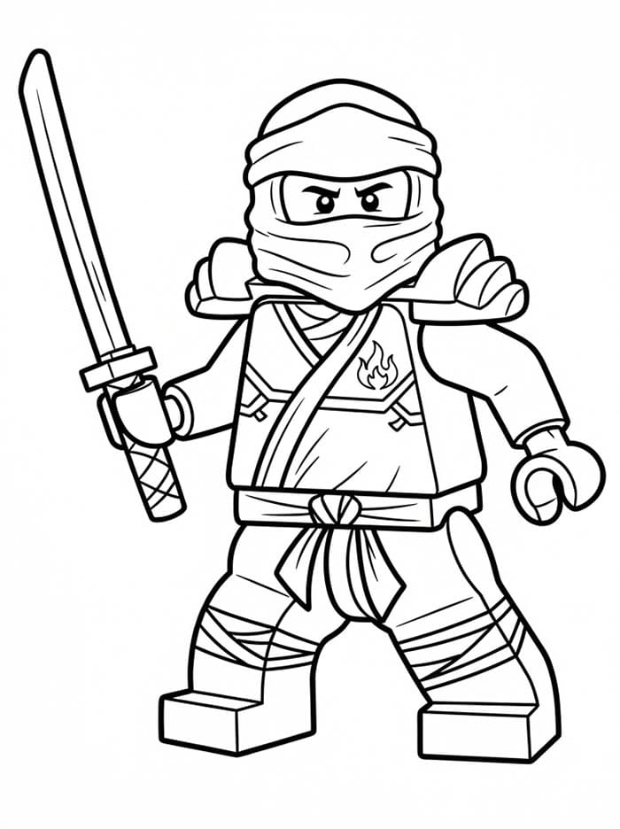 Ninjago dengan Pedang