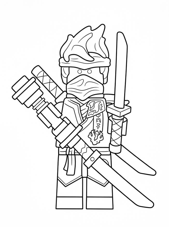 Ninjago Kai dan senjatanya