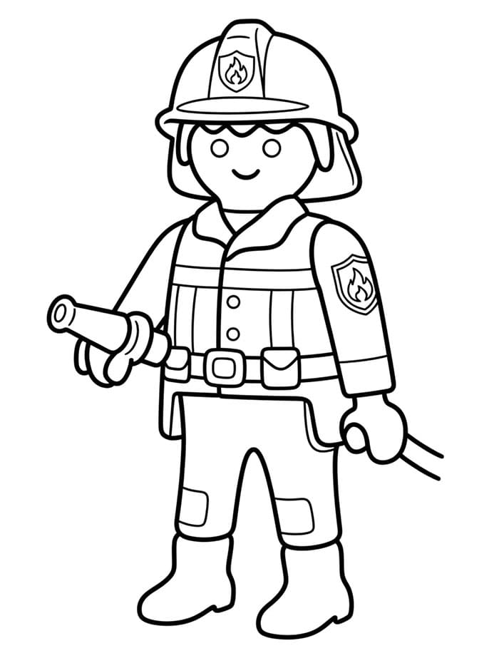Petugas Pemadam Kebakaran Playmobil