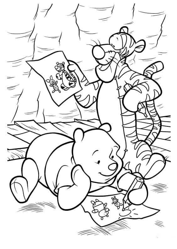 Pooh bersama Tigger