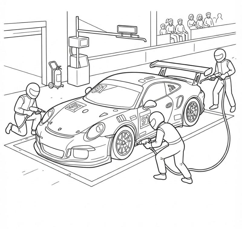 Porsche di Pit Stop