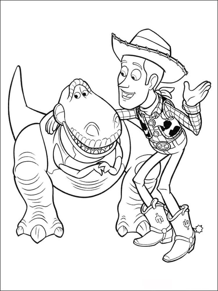 Rex dan Woody Toy Story