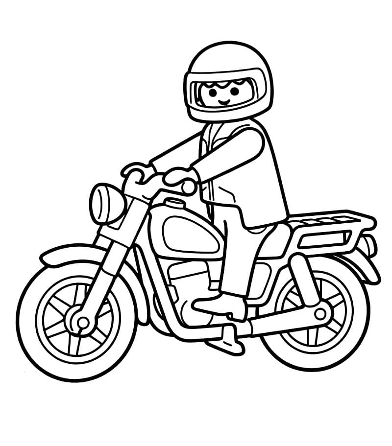 Sepeda Motor Playmobil