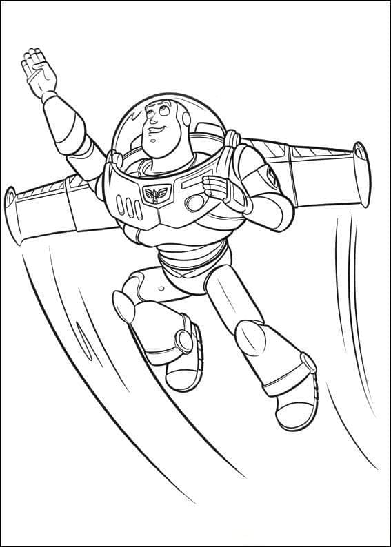 Toy Story Buzz Lightyear terbang