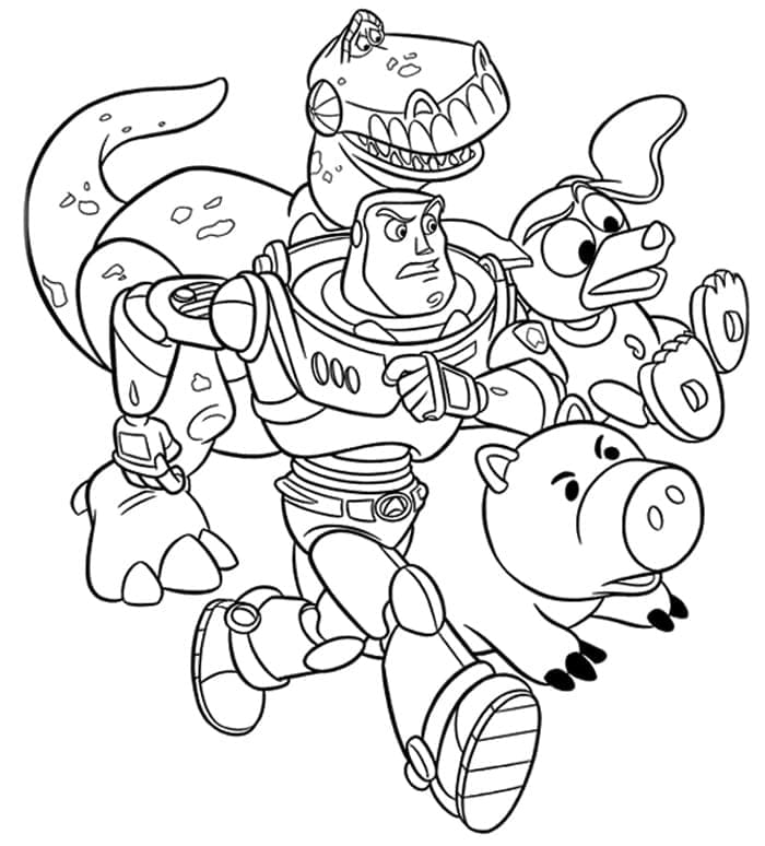 Toy Story Gratis untuk Dicetak