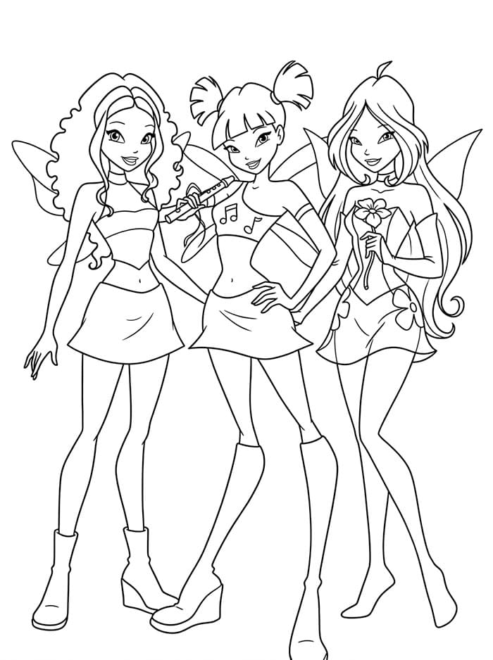 Winx Club Aisha Musa Flora