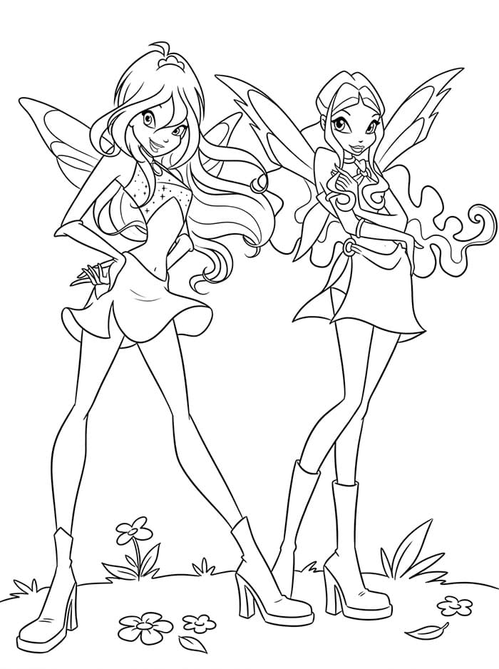 Winx Club Bloom dan Aisha