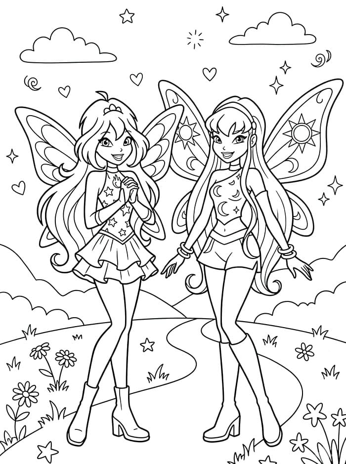Winx Club dua karakter