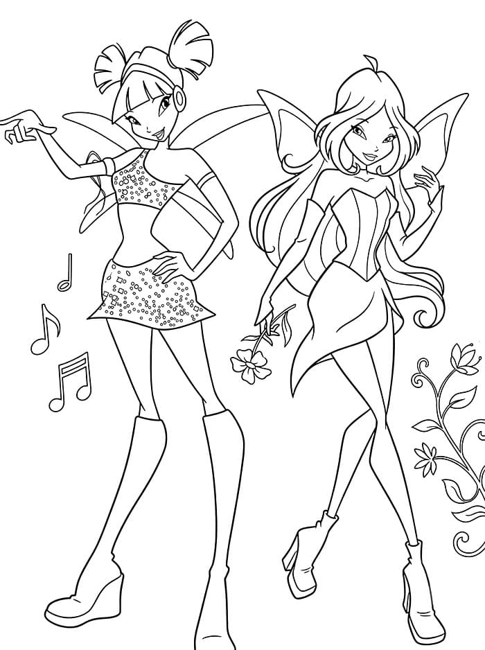 Winx Club Musa dan Flora