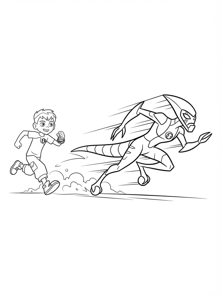 XLR8 dan Ben 10