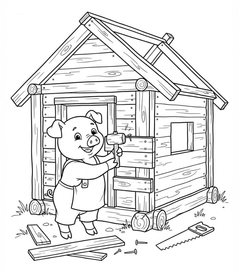 Anak Babi dan Rumah Kayu