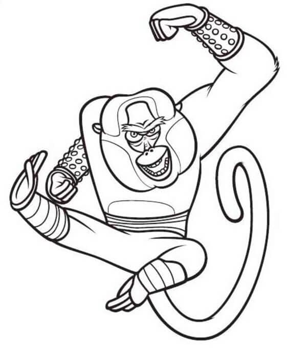 Apen Kung Fu Panda