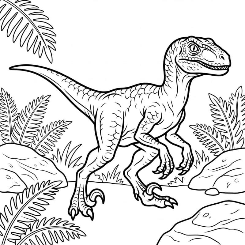 Berdiri Velociraptor