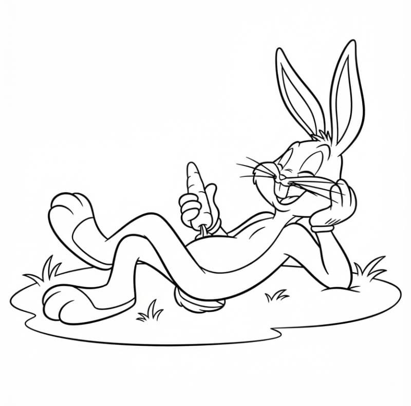 Bugs Bunny beristirahat