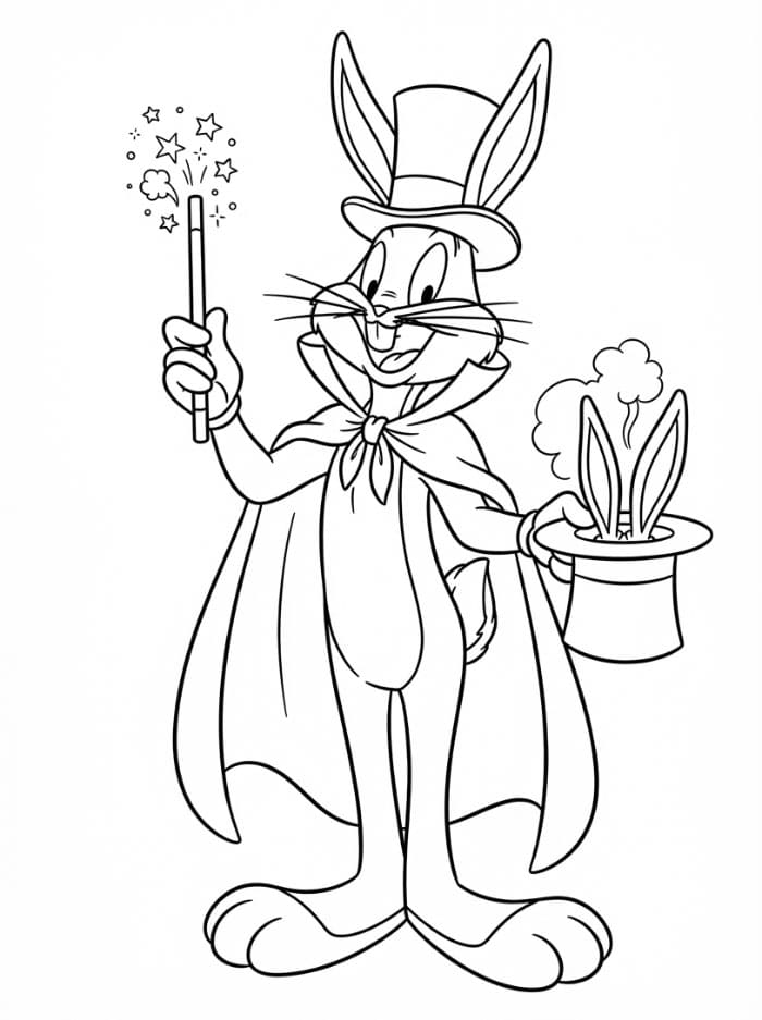 Bugs Bunny sebagai Pesulap