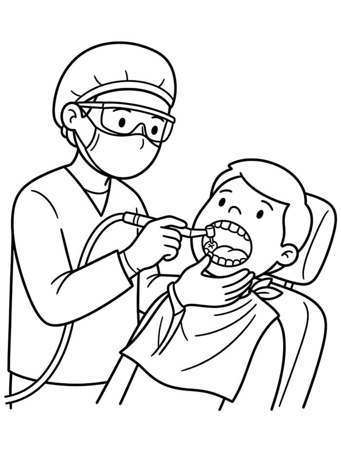 Dokter gigi menambal