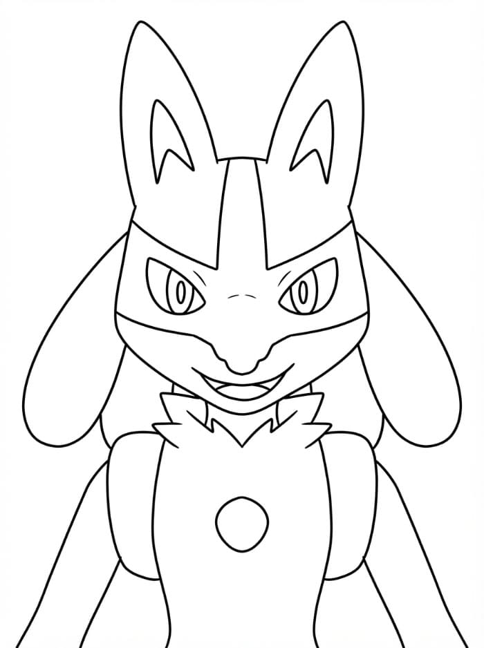 Gambar jarak dekat Lucario