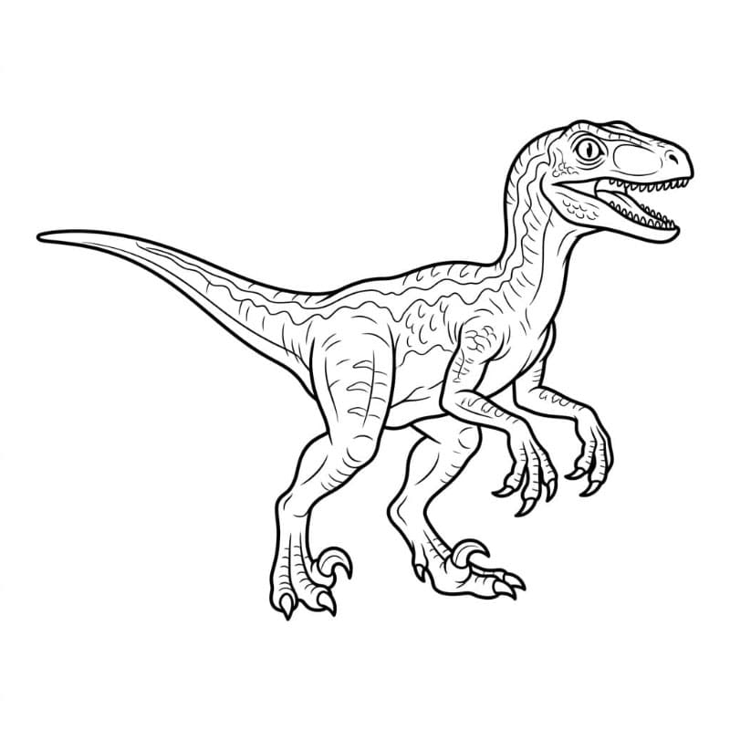 Gambar Velociraptor Antik