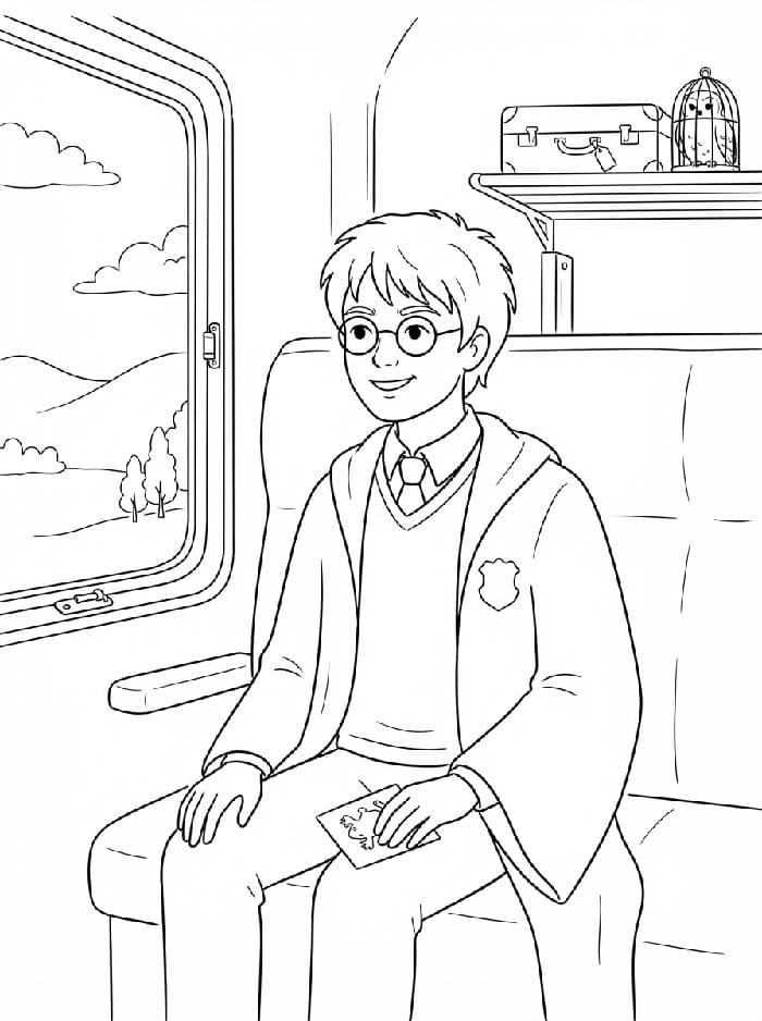 Harry Potter di Hogwarts Express