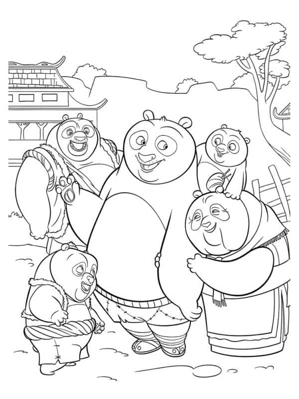 Innbyggerne Kung Fu Panda