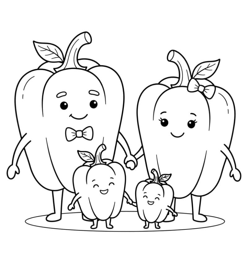 Keluarga paprika