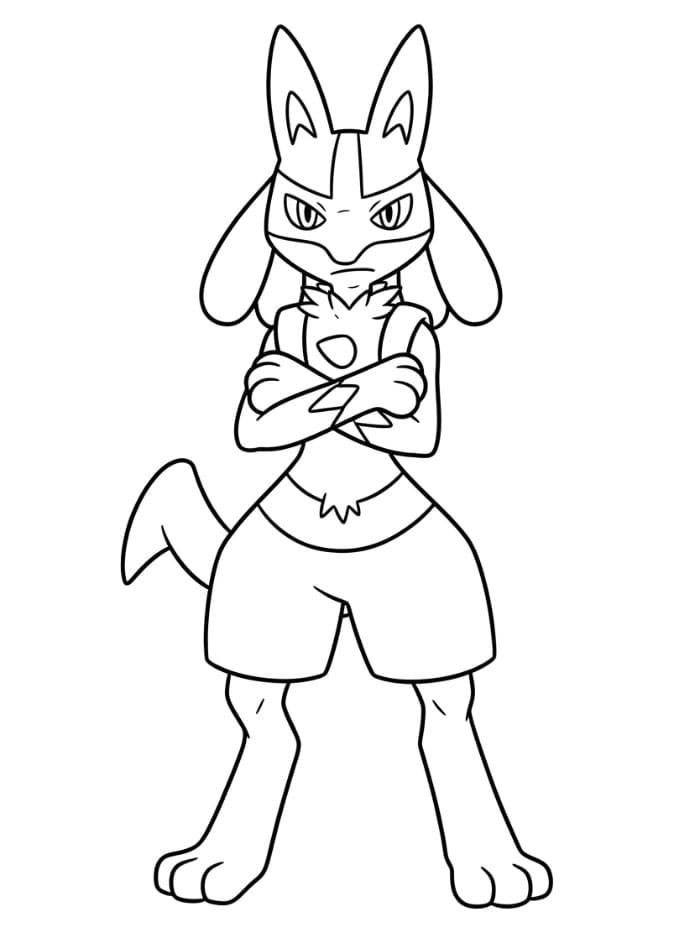 Lucario bersedekap