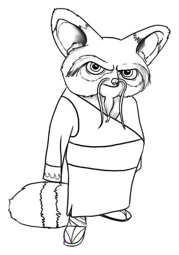 Mester Shifu står