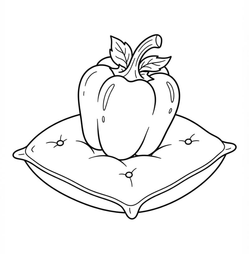 Paprika di atas bantal