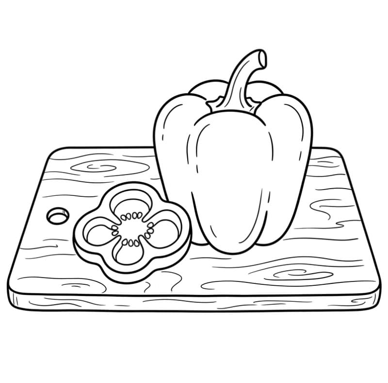 Paprika di atas talenan