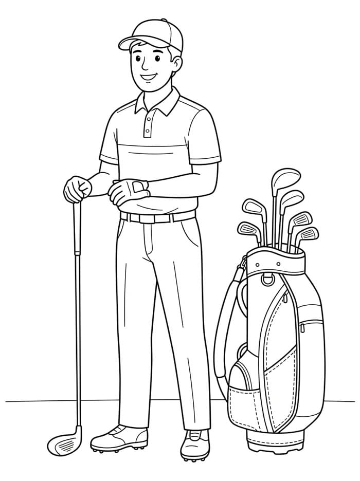 Pegolf dengan Tas Golf