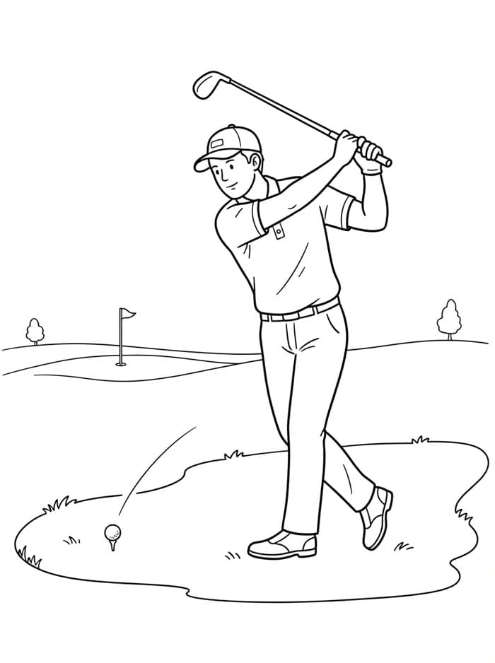 Pegolf di Lapangan Golf