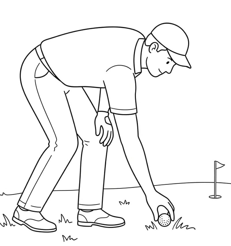 Pegolf Mengambil Bola