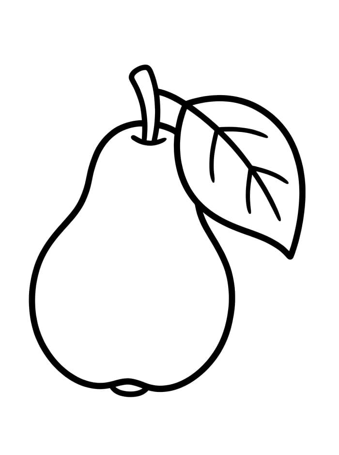 Pir dan daun