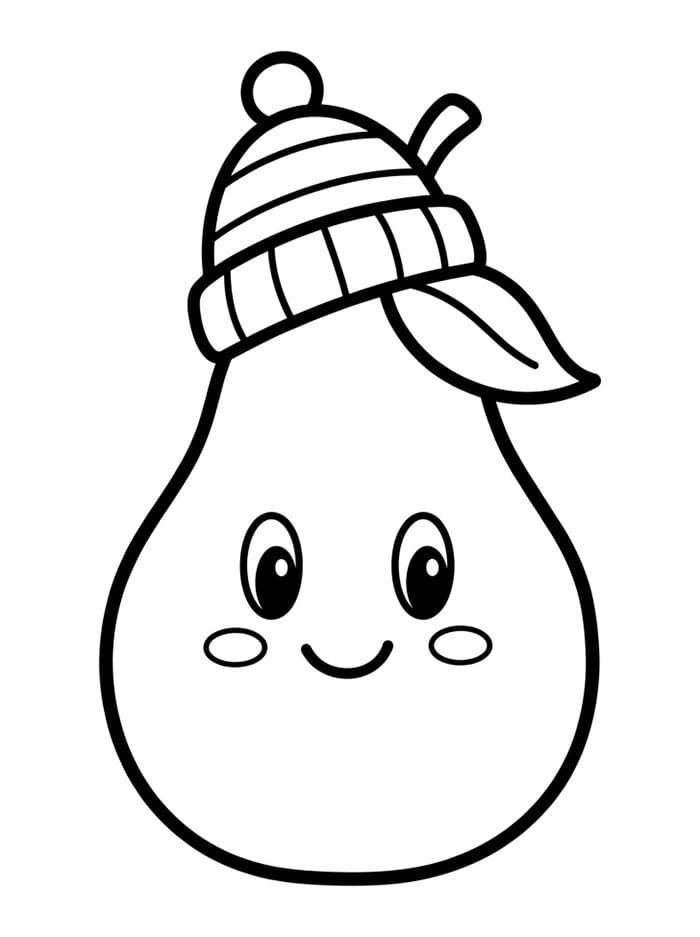 Pir dengan topi di kepala
