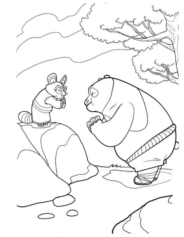 Po og mester Shifu